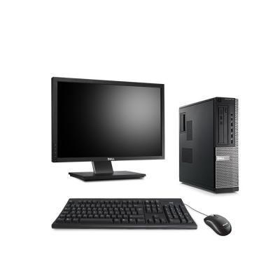 DELL Pc occasion  Optiplex 7010 Desktop + Ecran 22'' - Noir - Intel Core i5-3470 / 3.20 GHz - RAM 4 Go - HDD 250 Go - DVD - Gigabit Ethernet - Windows 10 Professionnel 