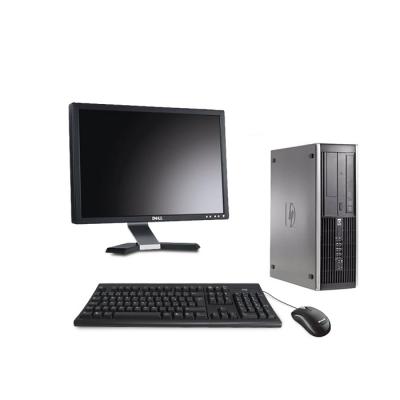 HP Pc  Elite 8200 SFF + Ecran 20'' - Noir - Intel Core i5-2400 / 3.10 GHz - RAM 8 Go - HDD 250 Go - DVD - Gigabit Ethernet - Windows 10 Professionnel 