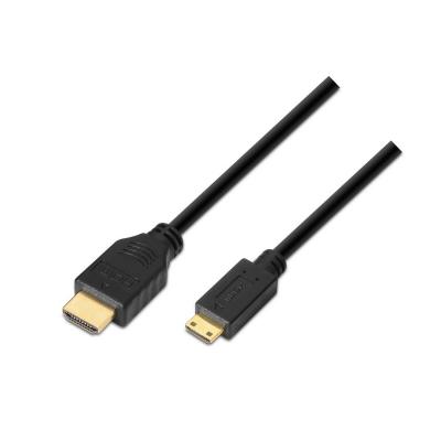 AISENS  Mini Hdmi To Hdmi High Speed+ethernet M/m 1.8 M Noir