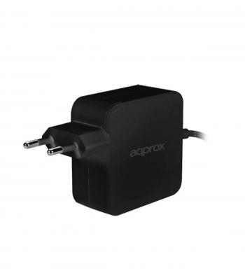 APPROX  Chargeur Universel pour Ordinateur Portable USB-C 45W Noir
