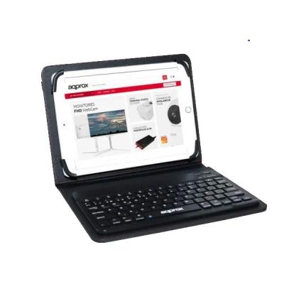 APPROX  Bluetooth Universal 10.1&acute;&acute; Keyboard Cover Clair