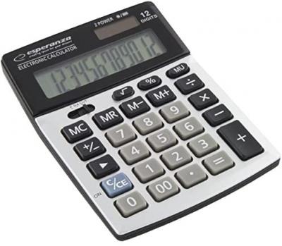 ESPERANZA Calculatrice de bureau  ECL102 Newton - &Eacute;cran LCD 12 chiffres