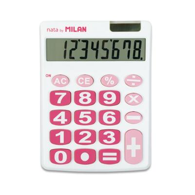 GENERIQUE MILAN Blister calculatrice de bureau 8 chiffres, blanc