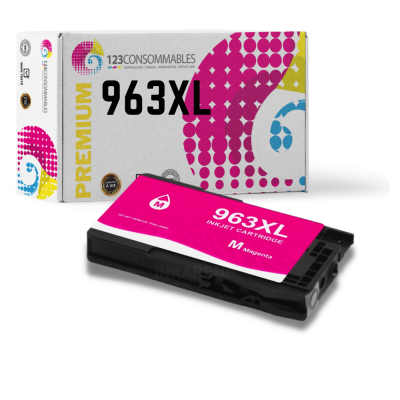 EASYCARTOUCHE Cartouche d'encre Tinvend compatible avec HP 963XL Magenta 3JA28AETV