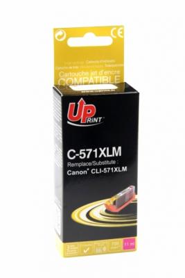 UPRINT Cartouche PREMIUM compatible CANON CLI571XL magenta