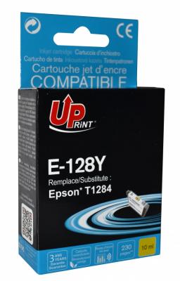 UPRINT Cartouche encre  compatible EPSON T128 jaune