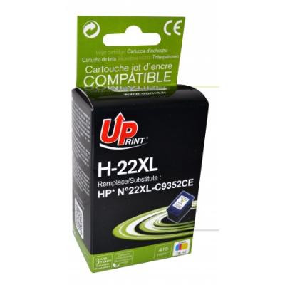 UPRINT Cartouche encre  compatible HP 22XLCL couleur