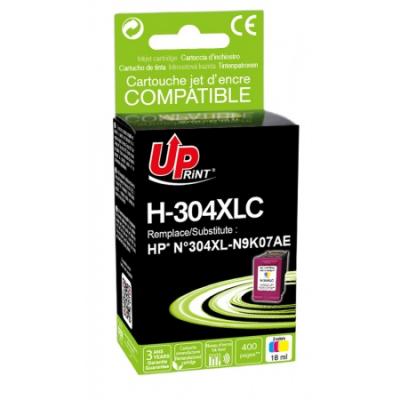 UPRINT Cartouche encre  compatible HP 304XL couleur