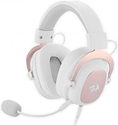  Casque Audio Redragon Zeus 2 H510W Filaire 110dB D&eacute;tachable USB Blanc