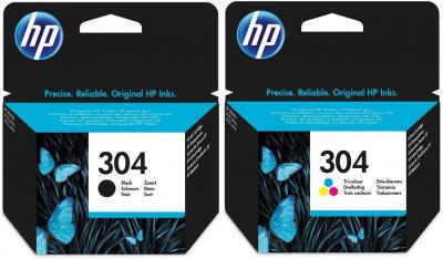 HP  Multipack 304 (n9k06ae/n9k05ae) Noir Et Couleur