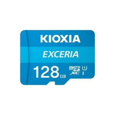KIOXIA  Exceria Carte Micro SDXC 128 Go UHS-I Classe 10 avec Adaptateur