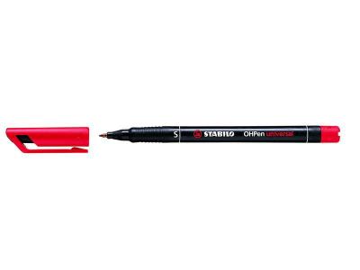 STABILO  Ohp-Marker Ohpen Universal Permanent Rouge, Extra Fine 0,4 Mm