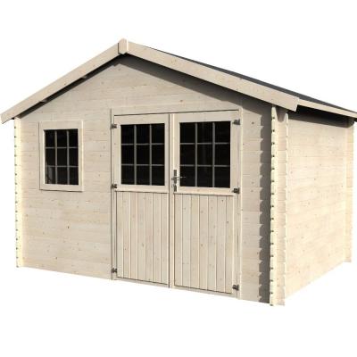 D&J Abri de jardin VALMONT en bois surface utile 10,14m&sup2;