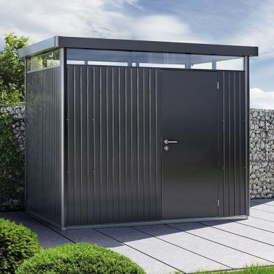 BIOHORT Abri de jardin avec porte simple HighLine H3 - Gris fonc&eacute;