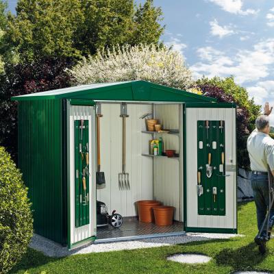 BIOHORT Abri de jardin m&eacute;tal 7,20 m&sup2; Ep. 0,53 mm Europa 5  vert