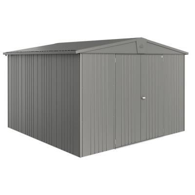 BIOHORT Abri de jardin m&eacute;tal 9.48 m&sup2; Ep. 0,53 mm Europa 7  gris