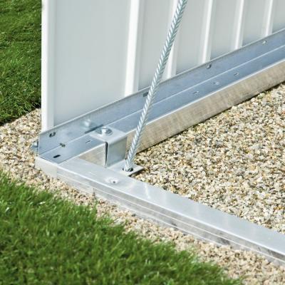 BIOHORT Cadre de sol en aluminium pour abri de jardin HighLine en taille H4