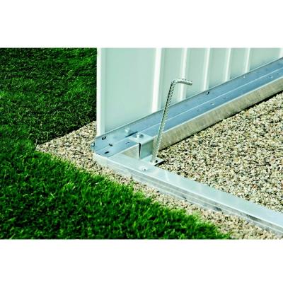 BIOHORT Cadre de sol en aluminium pour abri de jardin Europa en taille 2A