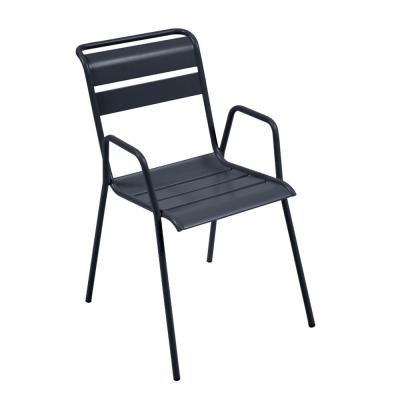 FERMOB Chaise empilable  Monceau acier carbone