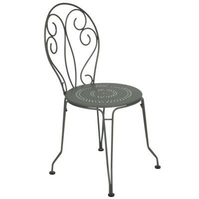 FERMOB Chaise Montmartre - Ronde - Acier - Romarin - 87cm