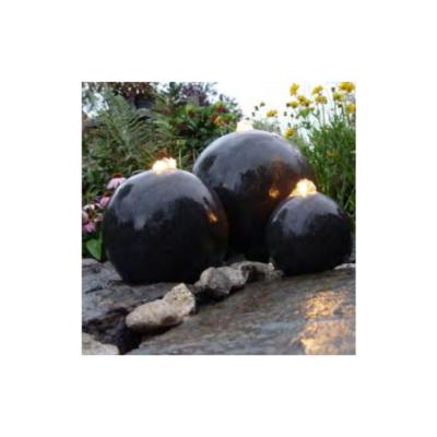 HTTPS: OUTIROR.COM IMG P 5 9 7 9 5979.JPG Kit fontaine UBBINK London 3 boules + pompe, noir, H.32 cm