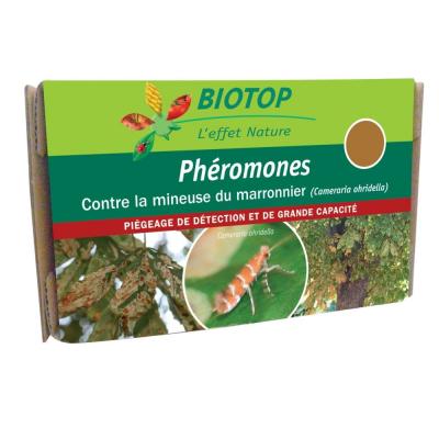 BIOTOP Ph&eacute;romones contre la mineuse du marronnier  - Lot de 2 capsules