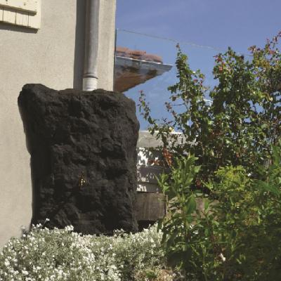BELLIJARDIN R&eacute;cup&eacute;rateur d'eau de pluie  Rocher anthracite 300 L