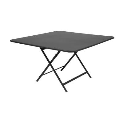 FERMOB Table de jardin  pliante Cargo acier l128 L128 cm carbone
