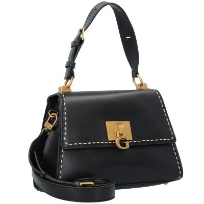 GUESS  Stephi Top Handle Flap Bag Black Taille unique