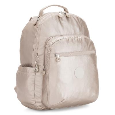 KIPLING  Seoul Sac &agrave; Dos, 44cm, 27 L, 0.65kg, Metallic Glow