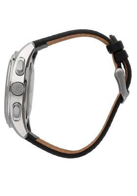 MASERATI  Montre &agrave; affichage analogique 'Traguardo' argent / noir