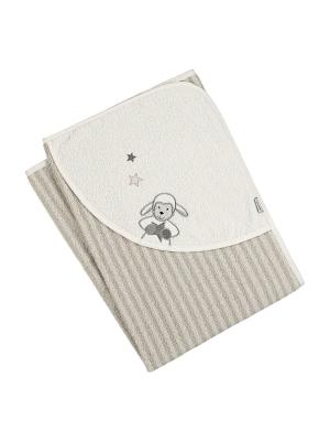 STERNTALER  Cape de bain enfant Stanley mouton gris 80x80 cm 