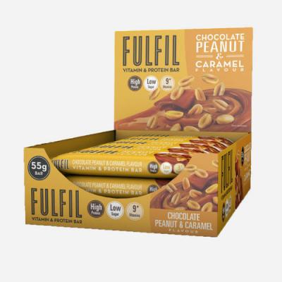 FULFIL NUTRITION Fulfil Vitamin & Protein Bar Cacahu&egrave;tes & Caramel (15 x 55 g)