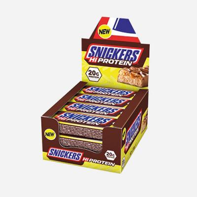 MARS Barres prot&eacute;in&eacute;es Snickers Hi-Protein - Chocolate Peanut Boite de 12