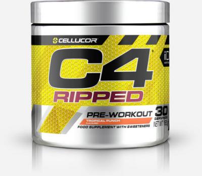 CELLUCOR C4 Ripped (165g)Tropical Punch Preworkout