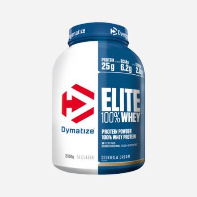 DYMATIZE Elite Whey Protein -  - Cookies Et Cr&egrave;me - 2,1 Kg (58 Shakes)