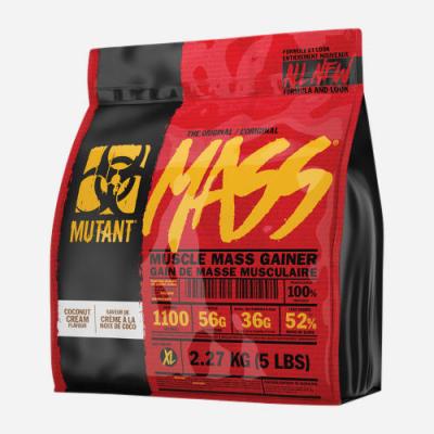 MUTANT Gainer  Mass -  - Glace Vanille - 2,2 Kg (8 Shakes)
