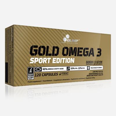 OLIMP SPORT NUTRITION Gold Omega-3 Sport edition - Olimp Supplements - 120 G&eacute;lules (2 Mois)