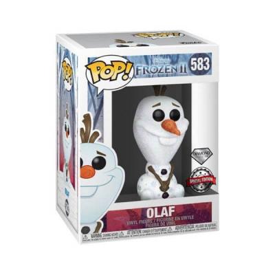  Figurine Funko Pop - La Reine Des Neiges Ii [Disney] N&deg;583 - Olaf - Paillet&eacute; (44708)