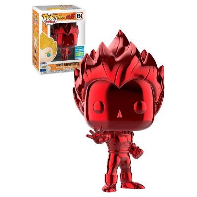 FUNKO Dragon Ball Z - Super Saiyan Vegeta (Red Chrome) + Pop Protector