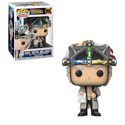 Funko Pop Back To The Future Doc With Helmet Multicolore 
