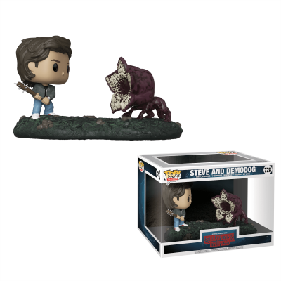  Figurine Funko Pop Stranger Things Steve et Demodog 