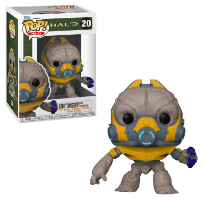 FUNKO Halo infinite - figurine pop! Grunt w/weapon 9 cm