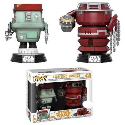  Figurine Toy Pop - Star Wars Han Solo - Twin Pack Droid 1 Et Droid 2 (Avp Gs)