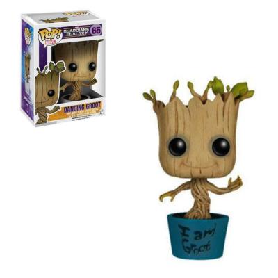 Figurine guardians of the galaxy - dancing groot blue exclu pop 10cm