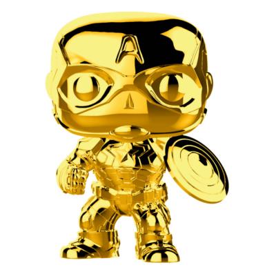FUNKO Figurine marvel studios - captain america chrome pop 10cm 889698335157