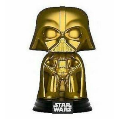 FUNKO Figurine  Pop - Star Wars Exclusivit&eacute; Walmart N&deg;157 - Dark Vador - M&eacute;tallique Or (43015)
