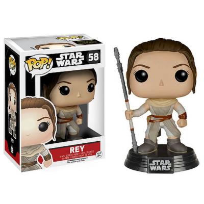 FUNKO Figurine Toy Pop Ndeg58 - Star Wars Episode VII - Rey 