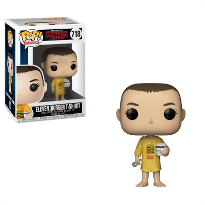  Stranger Things Pop! Tv Vinyl Figurine Eleven In Burger Tee 9 Cm