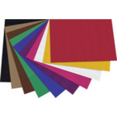 FOLIA Feuille ondule ondulor media 50x70 assorti - Paquet de 10